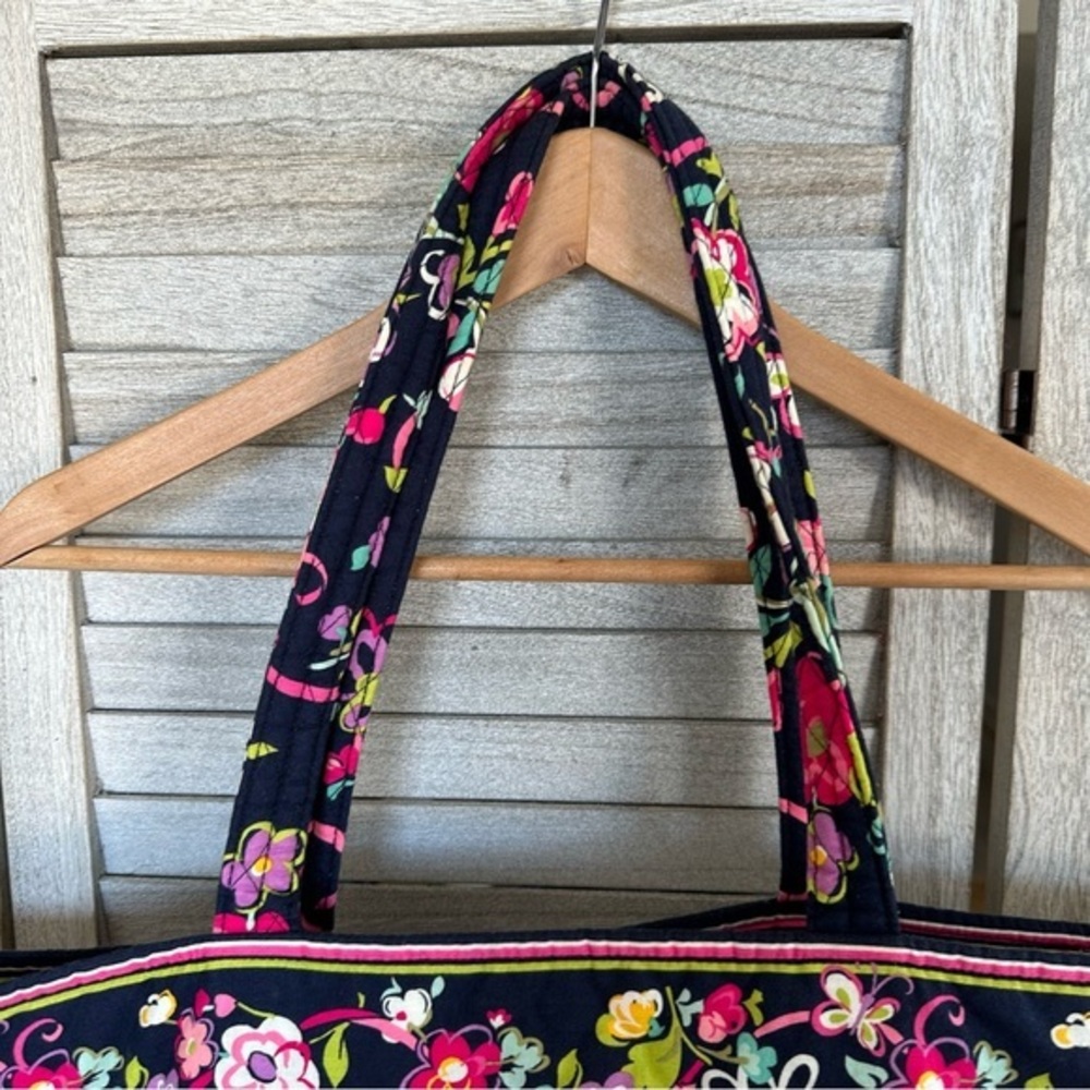 Vera Bradley "Ribbons" Retired Floral Grand Tote Bag - Multicolor - Picture 6 of 13